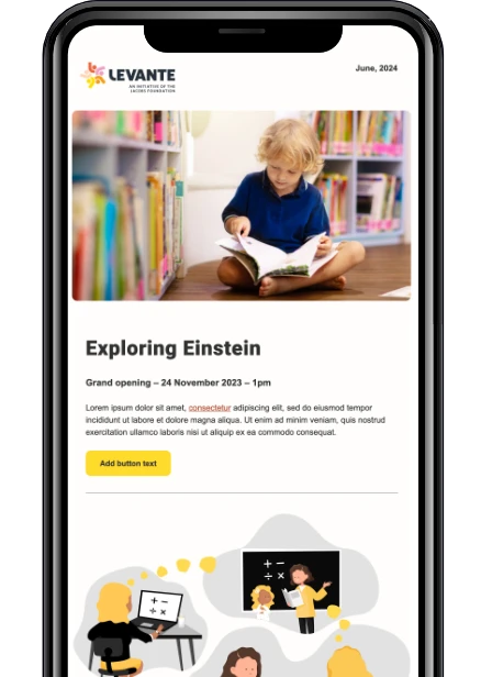 levante newsletter mockup